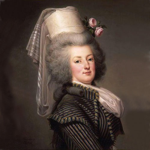 Queen Marie Antoinette of France - by Adolf Ulrik Wertmuller